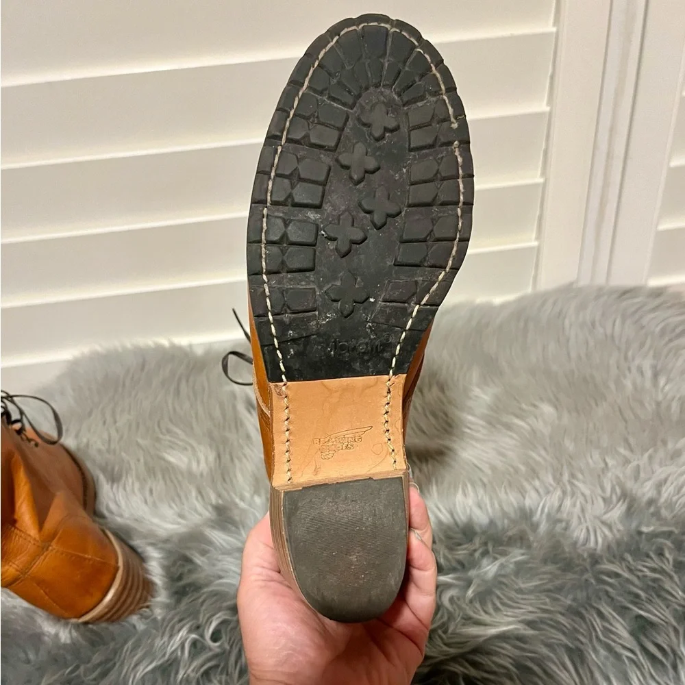 Red Wing Clara Tan Leather Ankle Boots, Women’s US size 8.5 - Picture 9 of 15